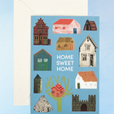 greeting card - home sweet home
