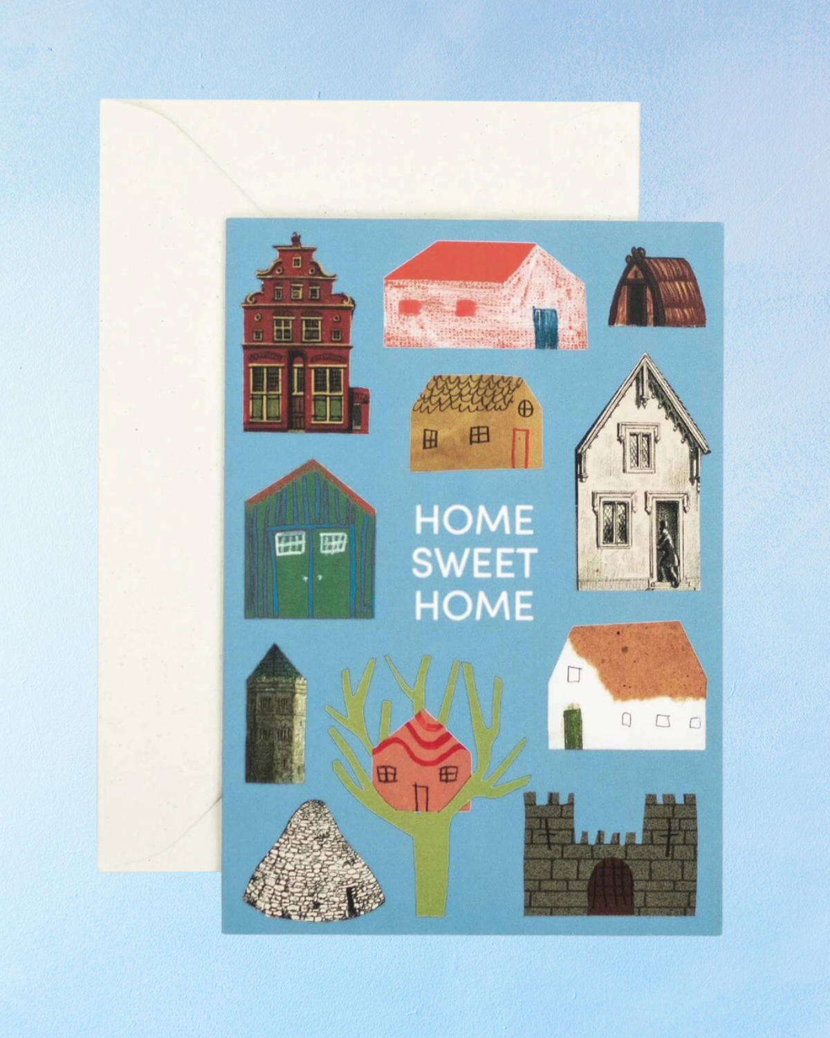 greeting card - home sweet home
