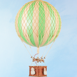 Décoration montgolfière - grande - verte