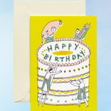 greeting card - massive cake