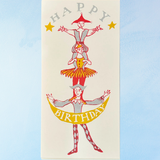 Carte de vœux - Joyeux anniversaire grande tour humaine