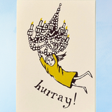 greeting card - hurray!