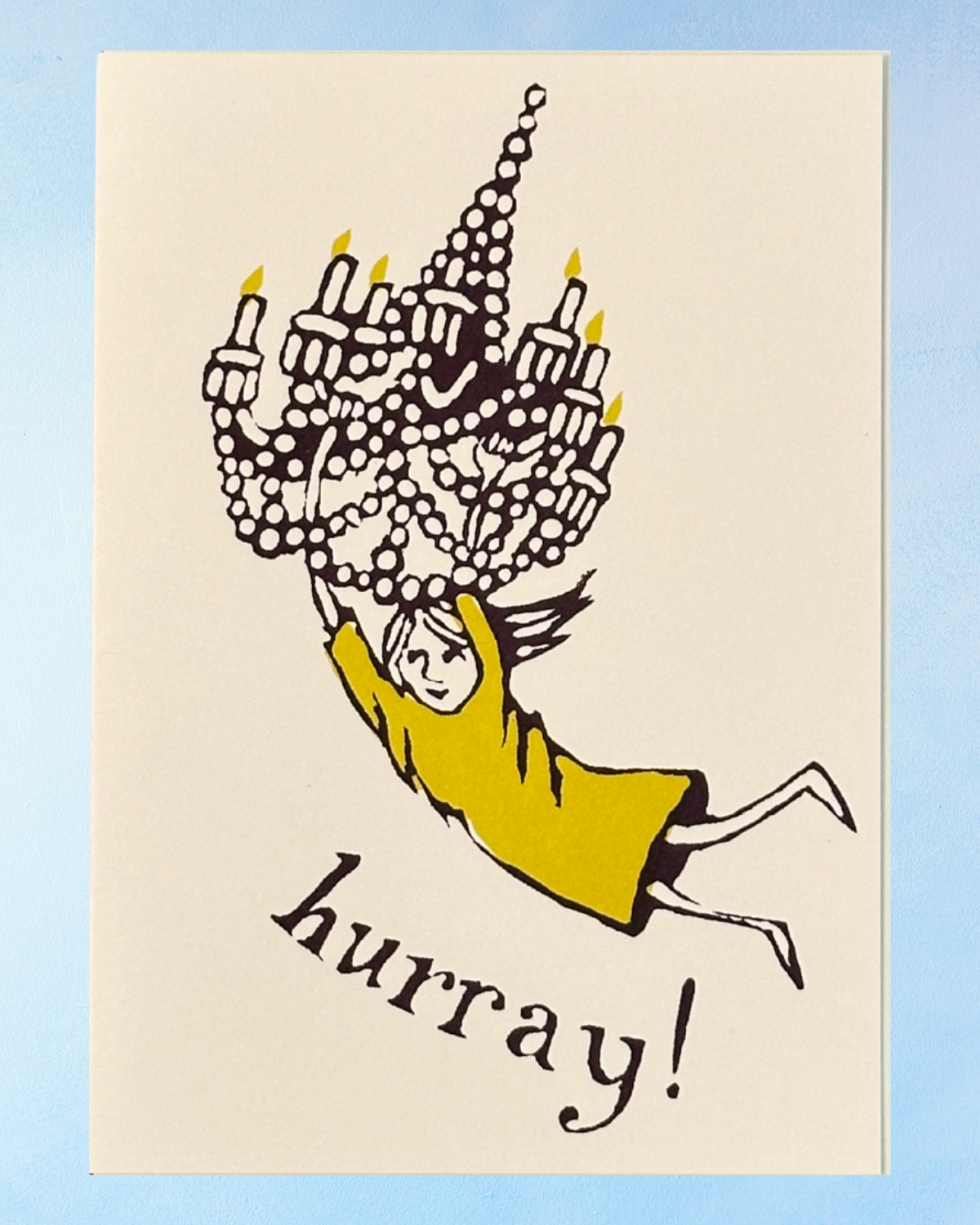 greeting card - hurray!