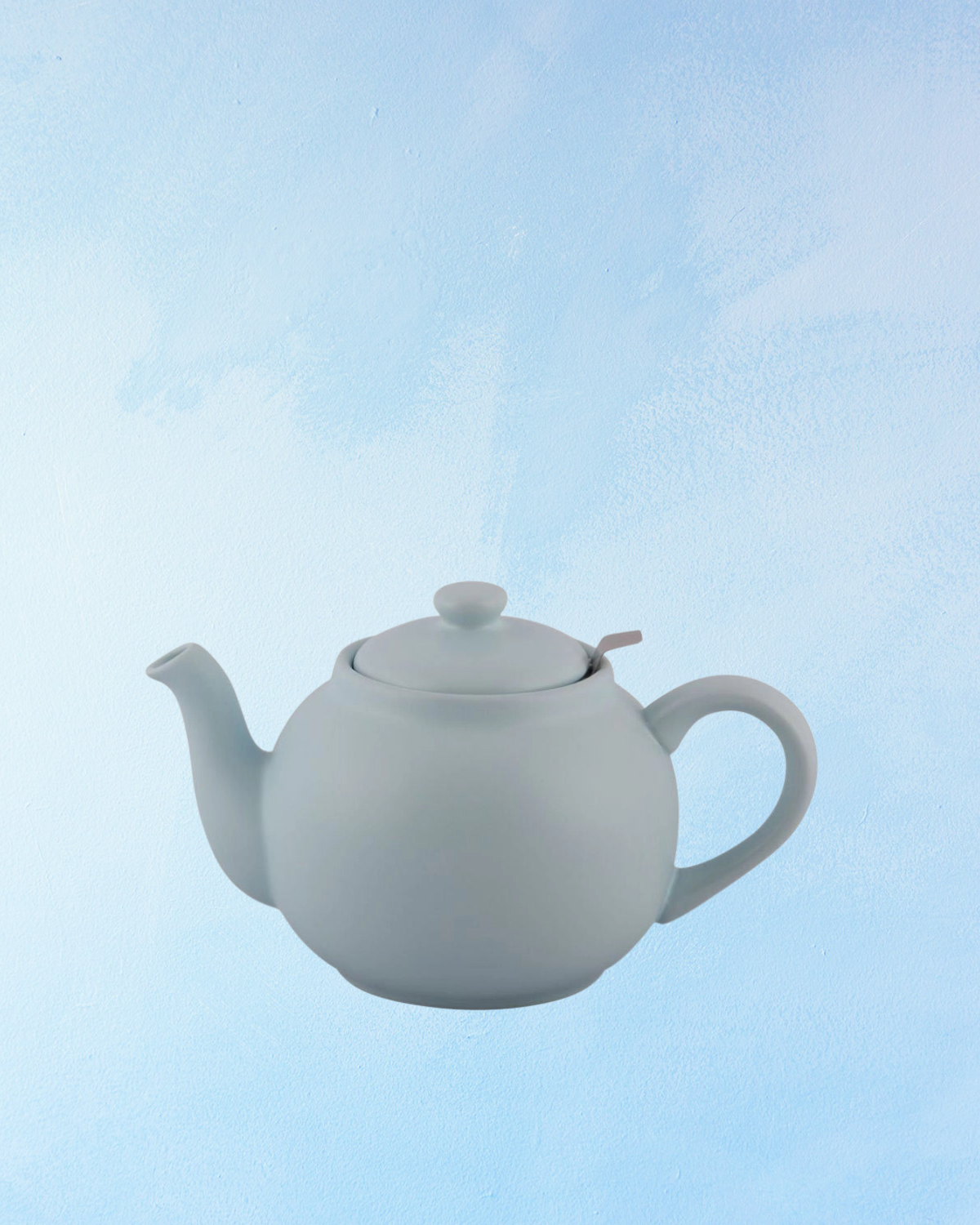 teapot - ice blue