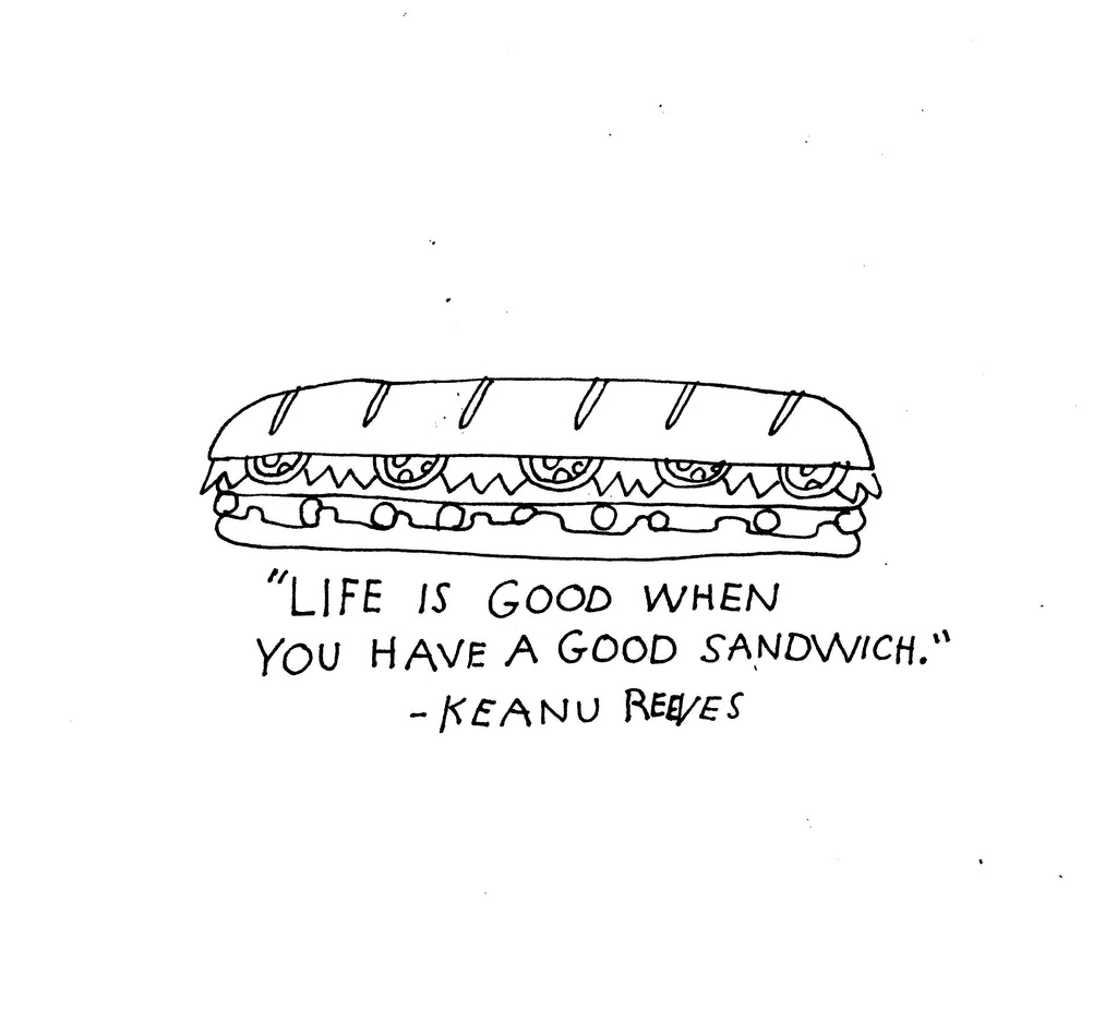 keanu sandwich t-shirt