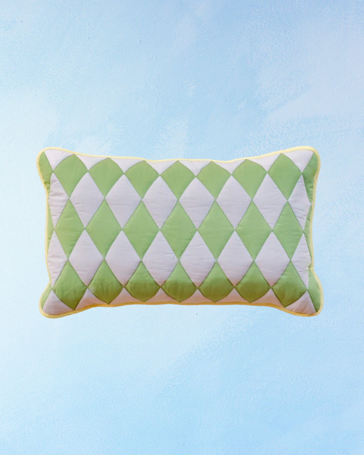 pillow- quilted harlequin (insert included)