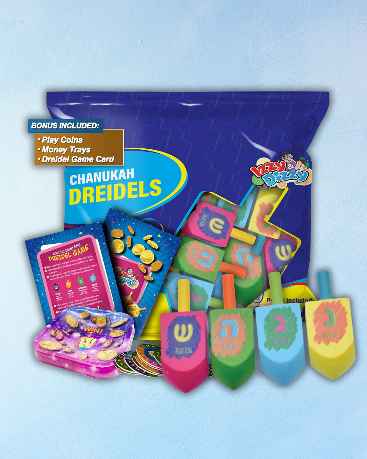 chanukah dreidel pack