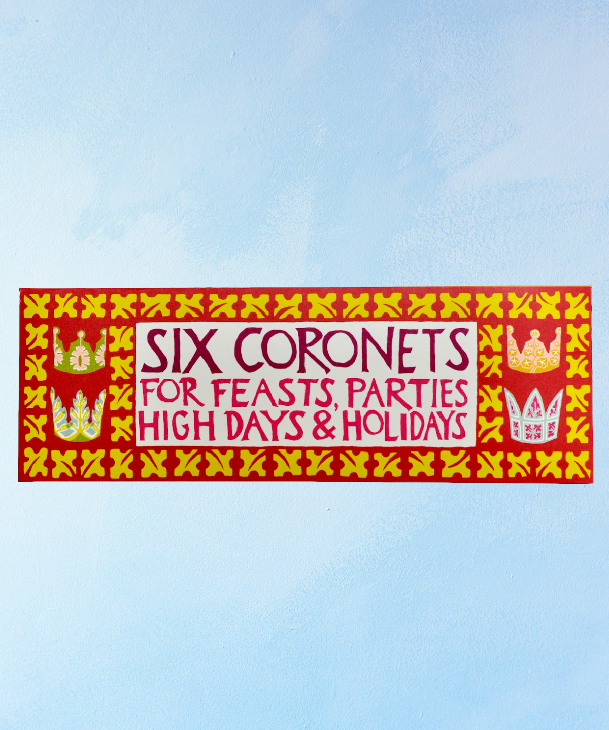 party hats - extravagant paper coronets (set of six)