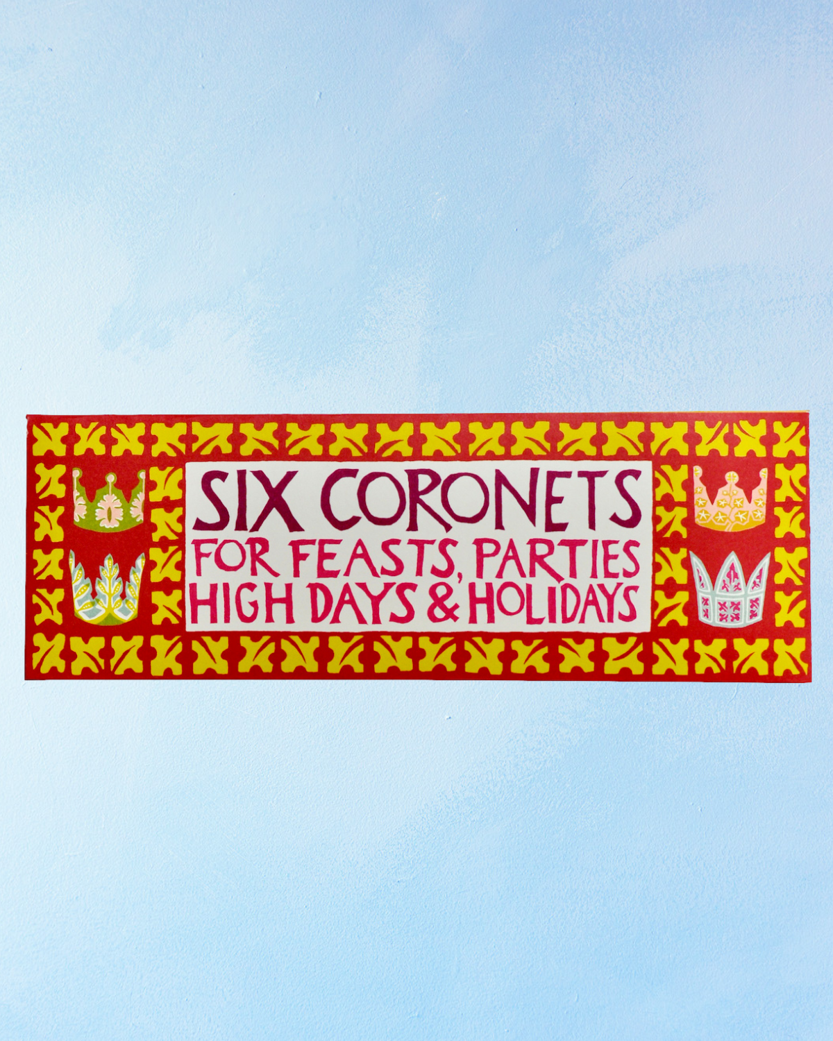 six extravagant paper coronets