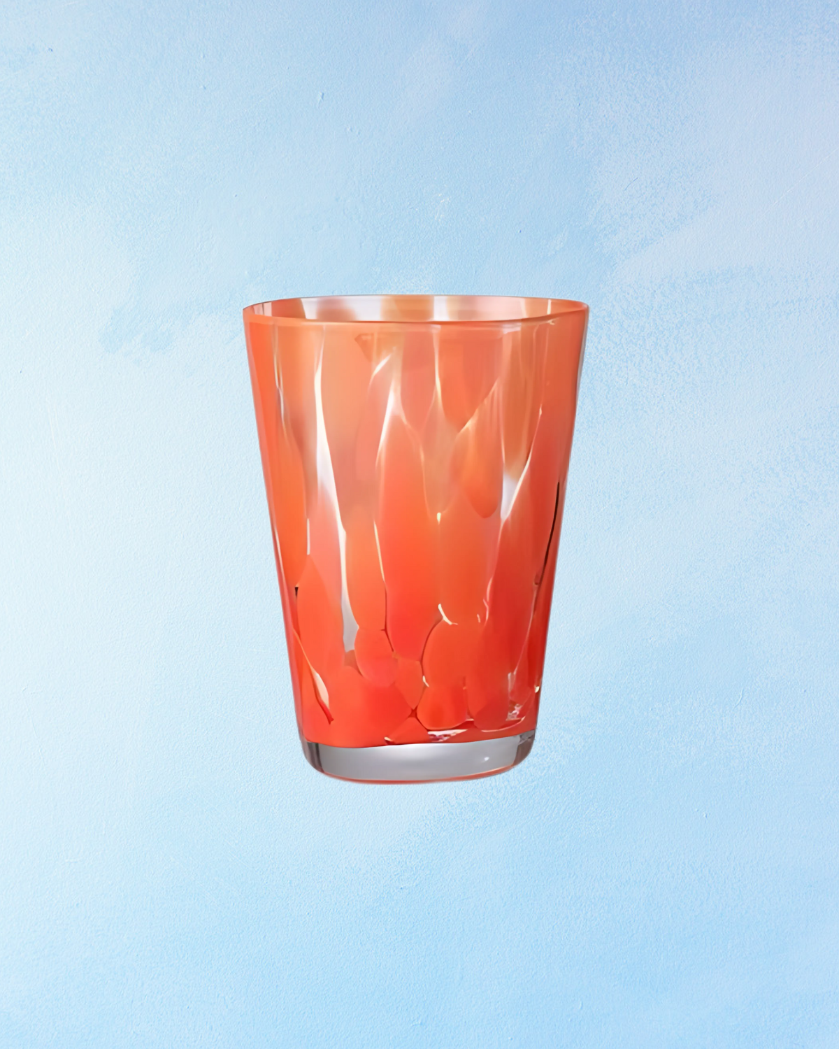 glassware - tumbler: poppy spotted glass