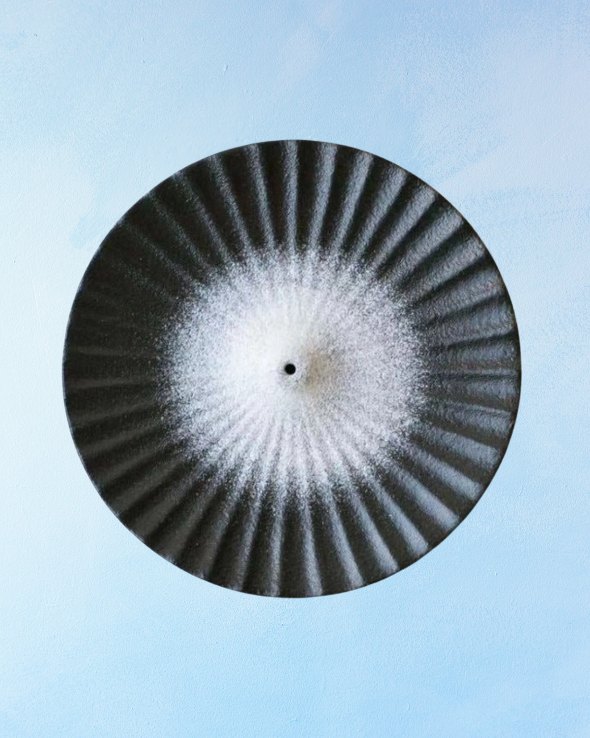 porte-encens - spirale cannelée