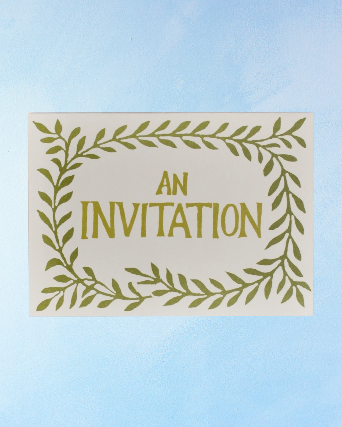 greeting card - an invitation (10 pack)