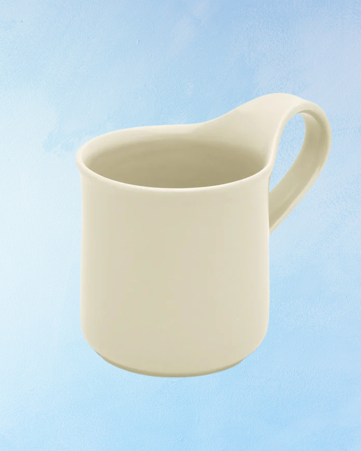 ceramic - cafe mug ivory