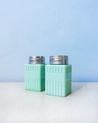 jadeite salt and pepper shakers - small