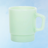 jadeite - milk glass mug