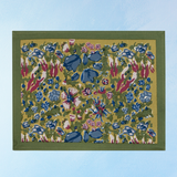placemats - jardin - blue and green (set of two)