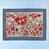 placemats - jardin: red and grey (set of two)