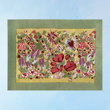 placemats - jardin: red and green (set of two)