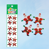 sticker sheet - sparkle santa