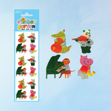 sticker sheet - jazz animals