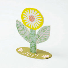 joy flower stand-up card