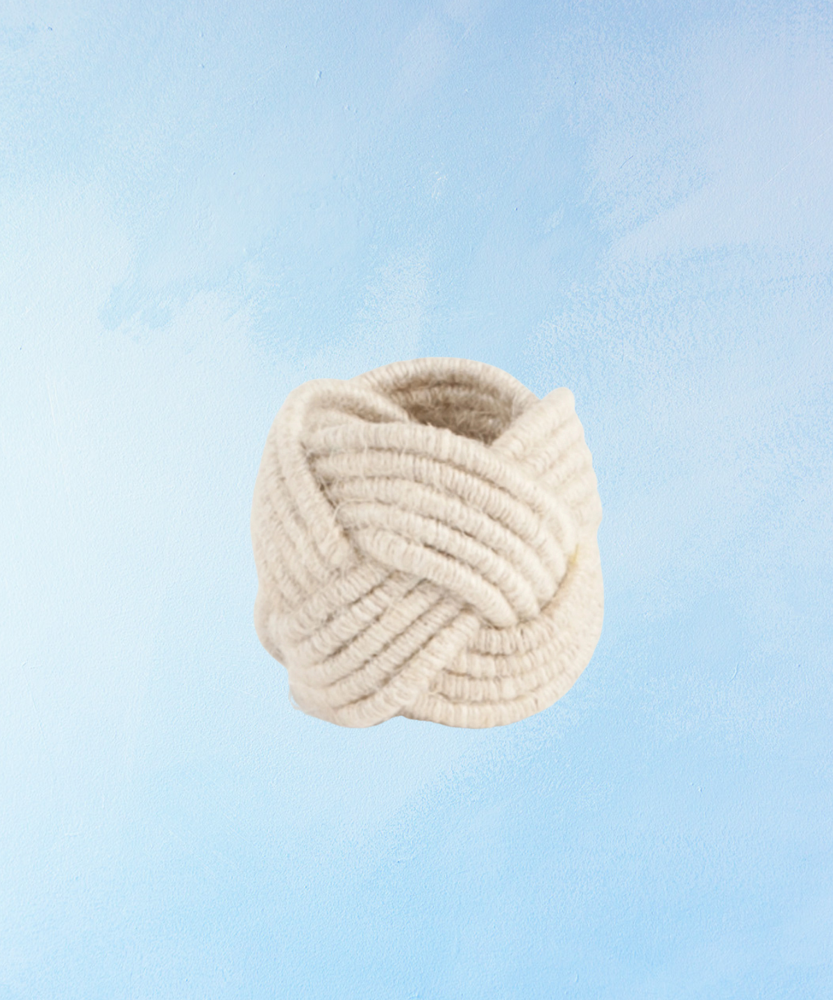 napkin ring - braided jute