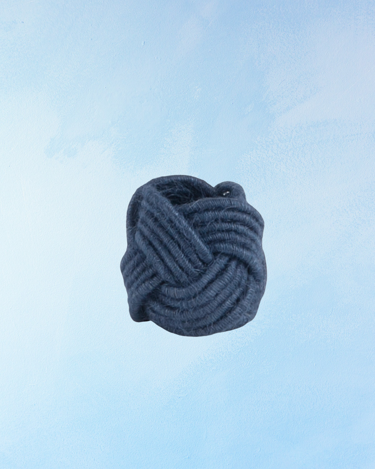 napkin rings - braided jute