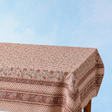 tablecloth - cotton kalamkari desert flower