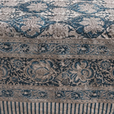 tablecloth - cotton kalamkari indigo palm