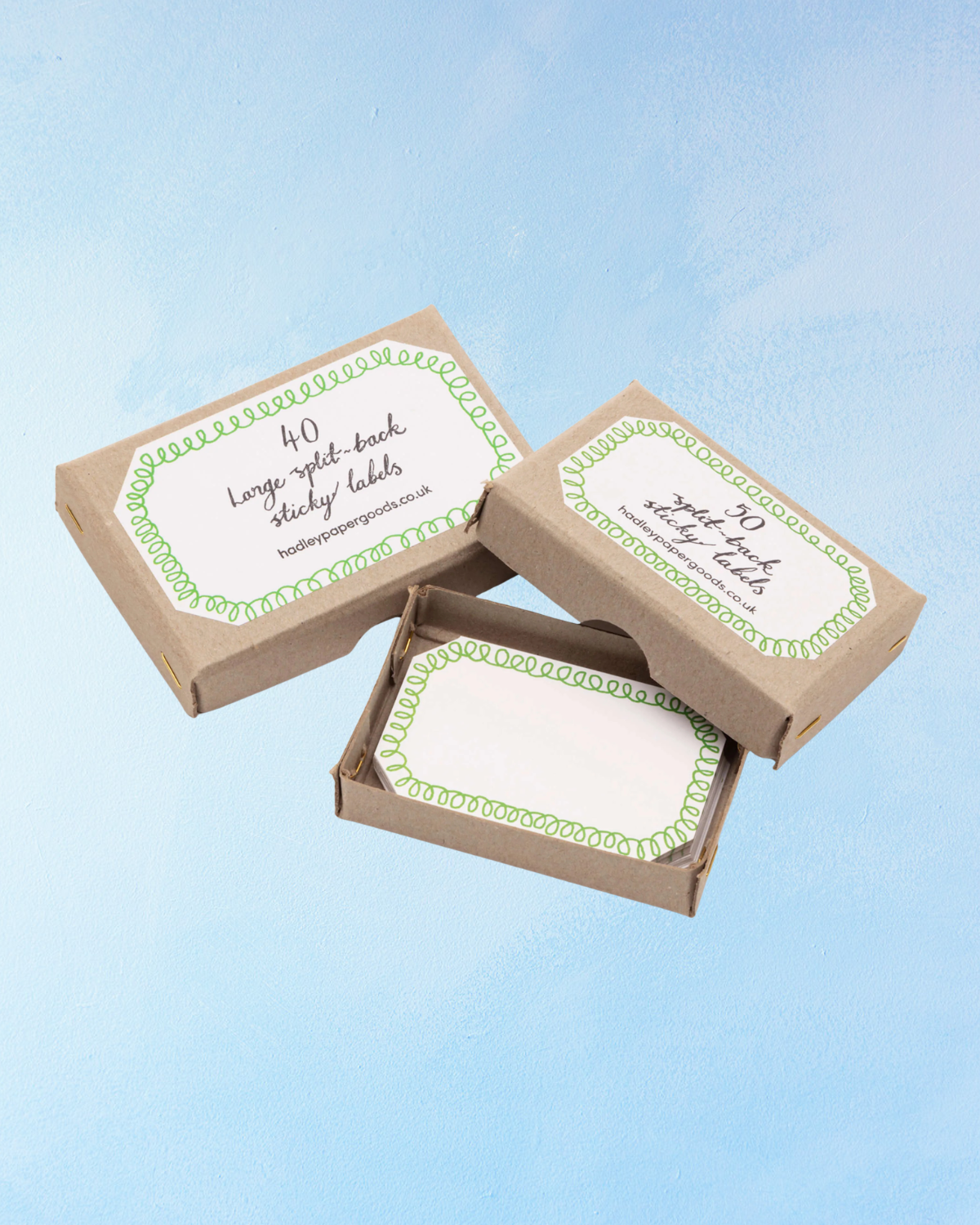loopy green labels (50 pack)