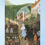 print - lady of the garden