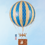 décoration montgolfière - grande - bleue