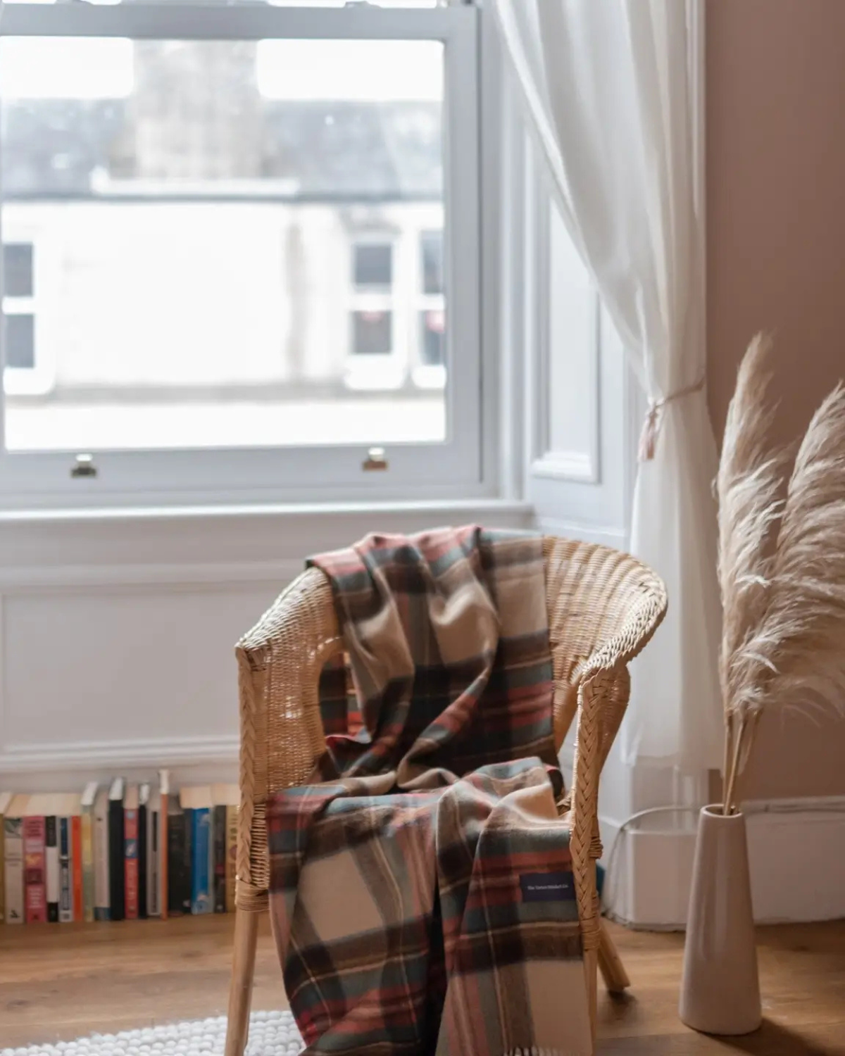blanket - small lambswool: stewart dress antique tartan