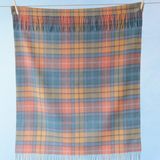 couverture pour bébé en laine - tartan ancien Buchanan