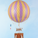 hot air balloon decoration - large - lavender