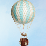 hot air balloon decoration - large - light blue