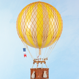 décoration montgolfière - grande - jaune