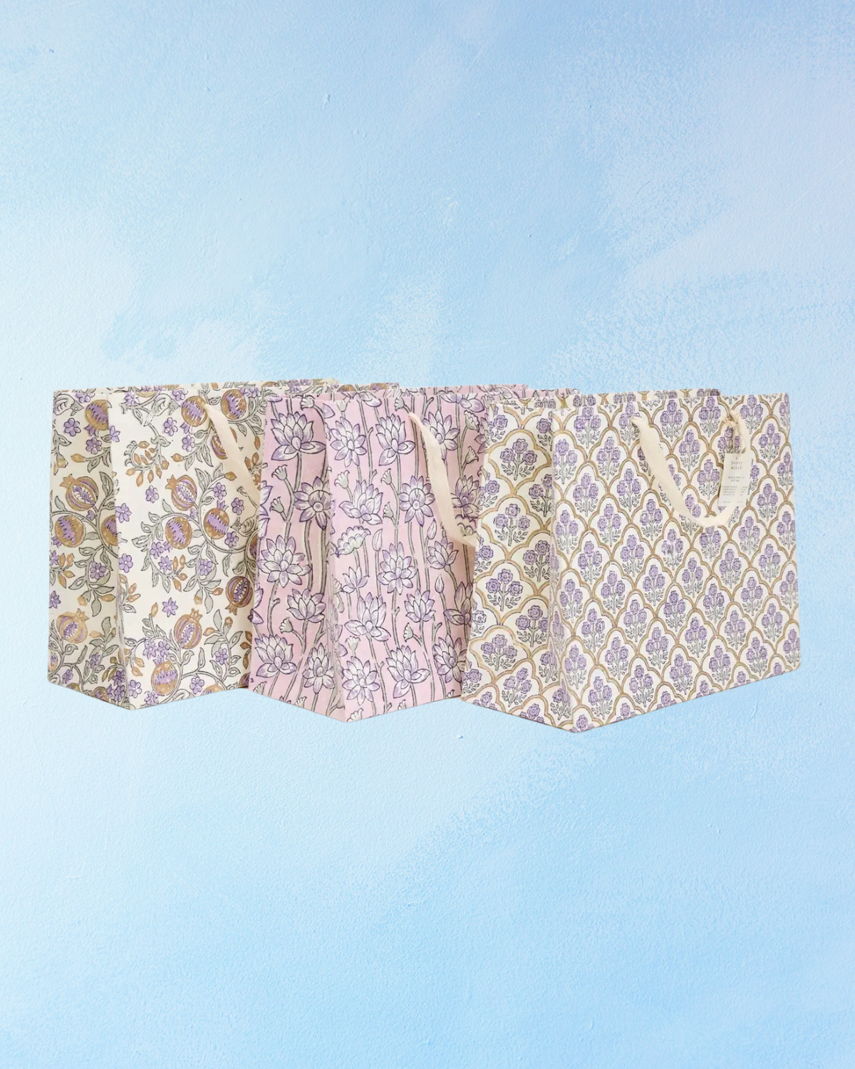 large gift bag - lavender (multiple styles)