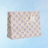 grand sac cadeau - lavande (plusieurs styles)