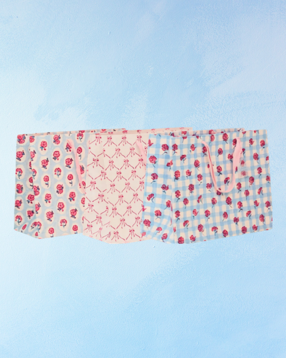 large gift bag - pink sorbet (multiple styles)