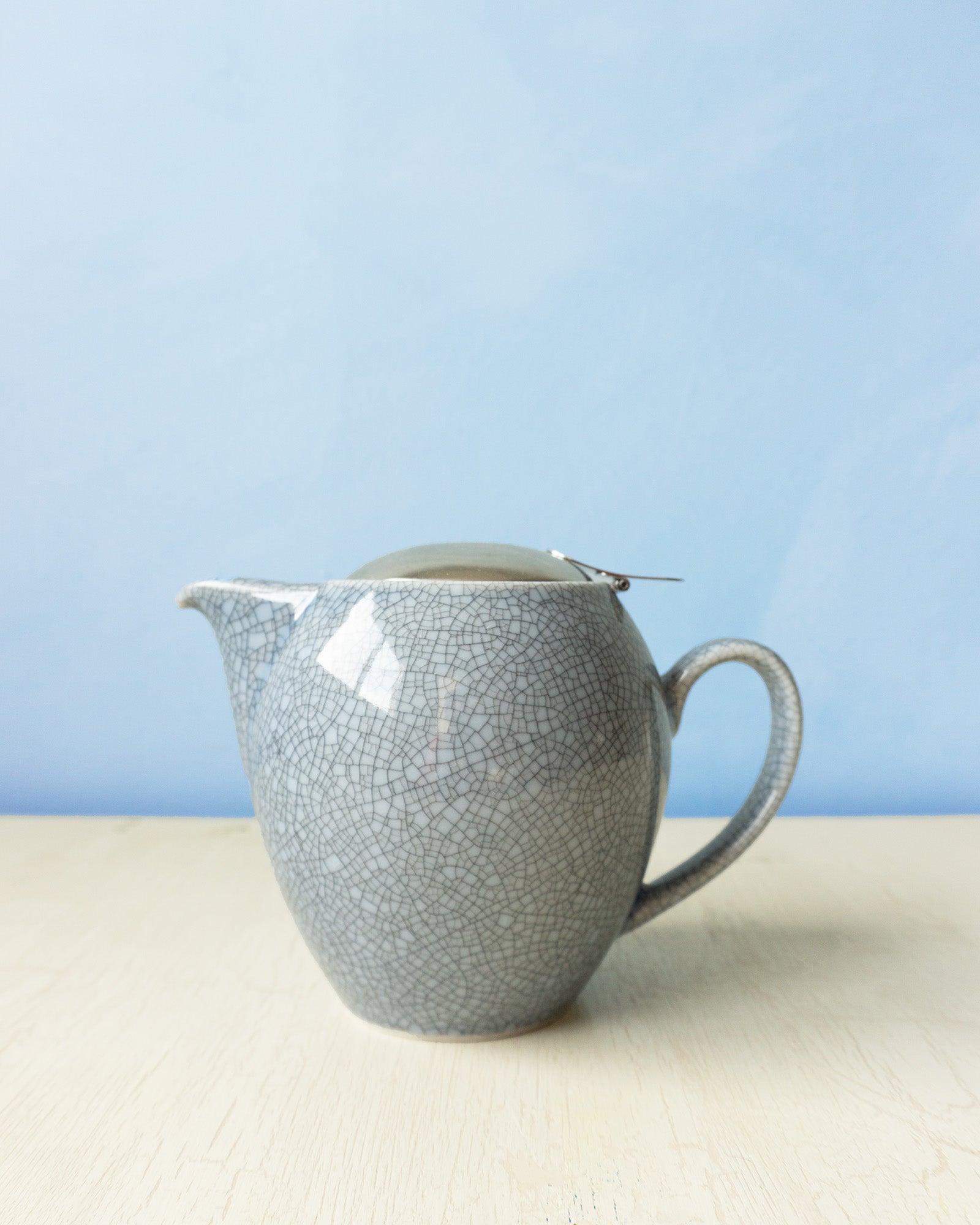 ceramic teapot - crackle lavender (multiple sizes)