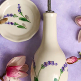 stoneware - oil dispenser: lavender
