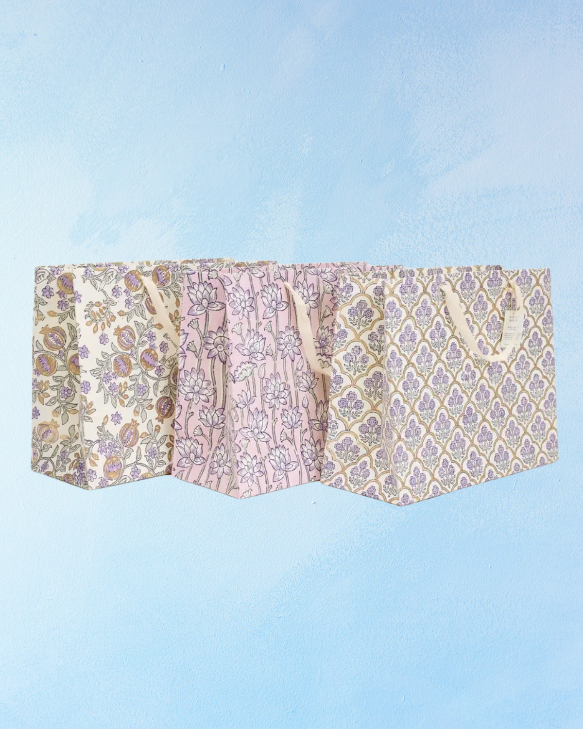 large gift bag - lavender (multiple styles)