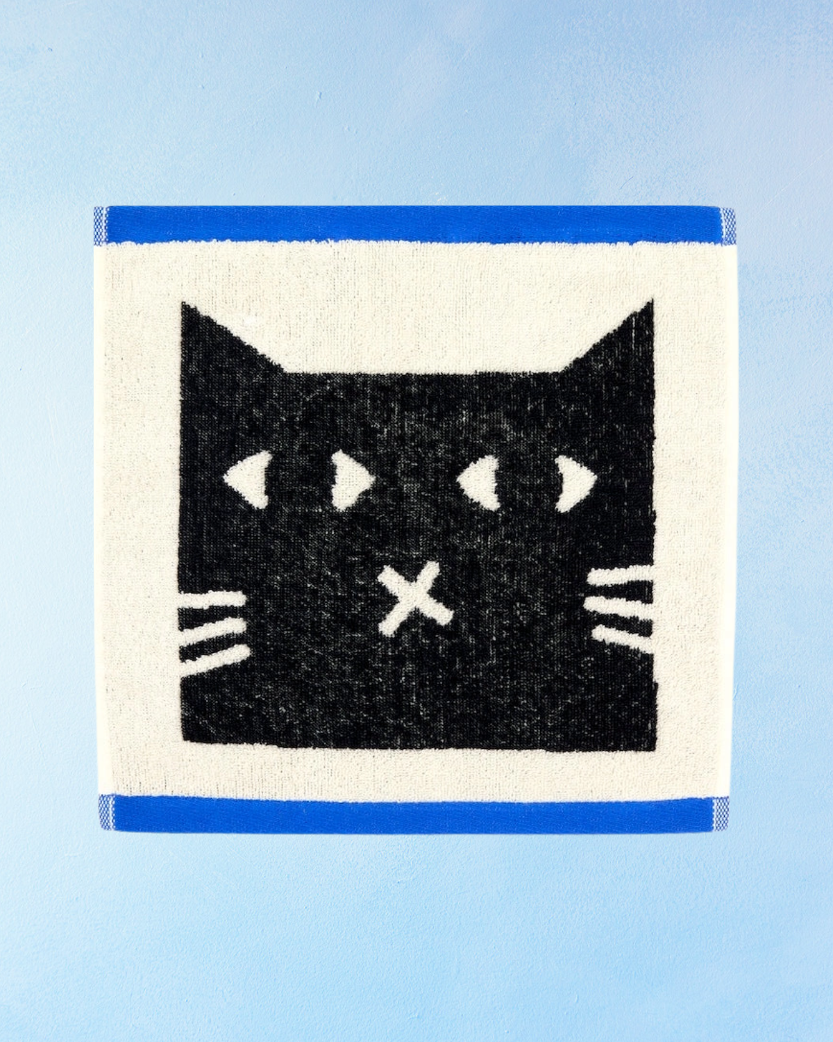 face towel - lazy cat