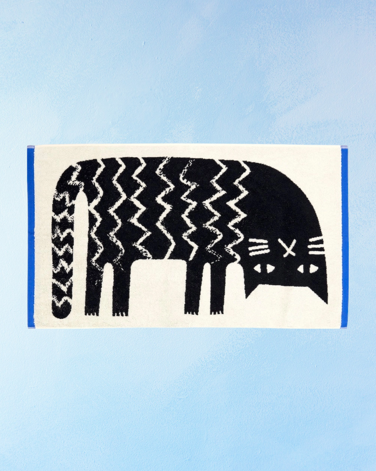 hand towel - lazy cat