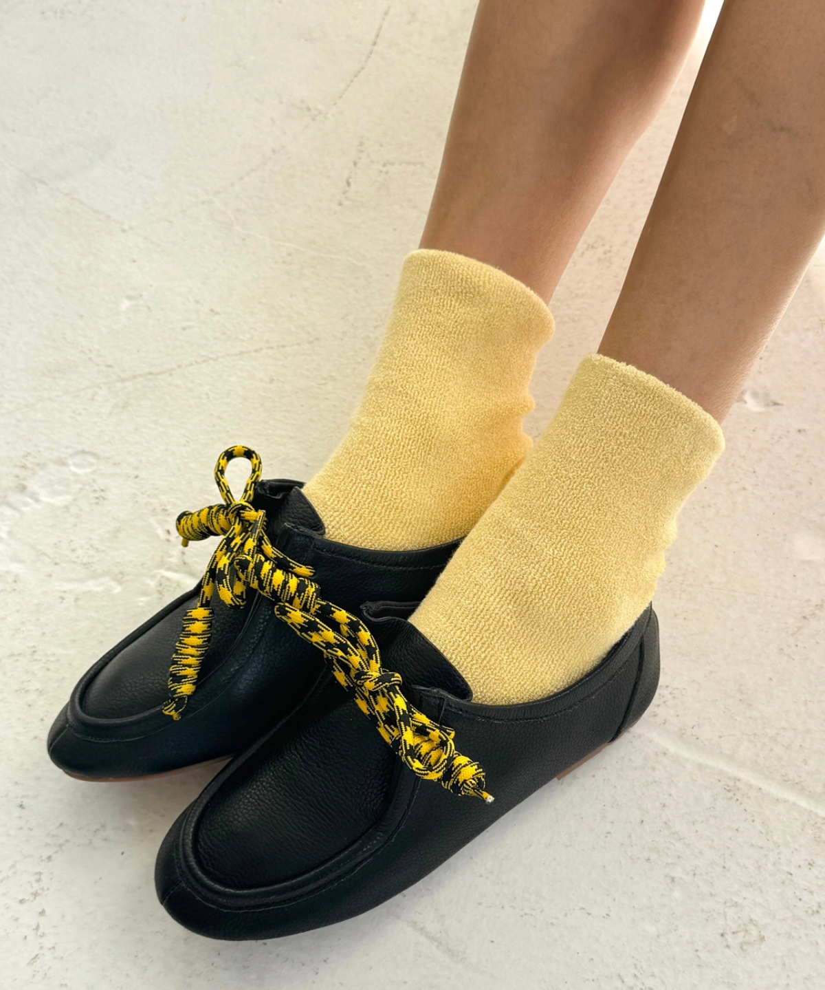 socks - cloud - lemon water