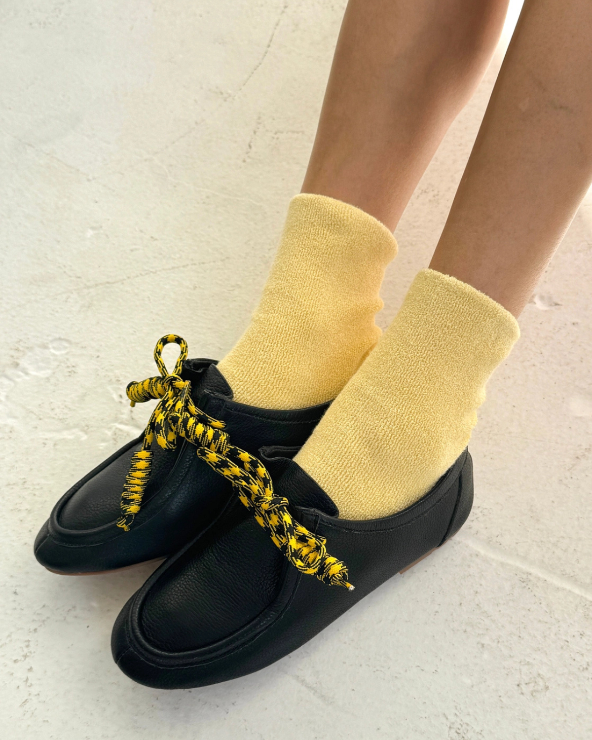 socks - cloud - lemon water