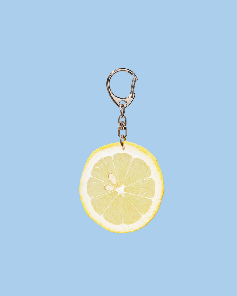 keychain - lemon slice