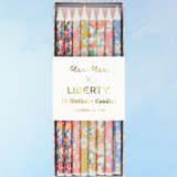 birthday candles - liberty floral party