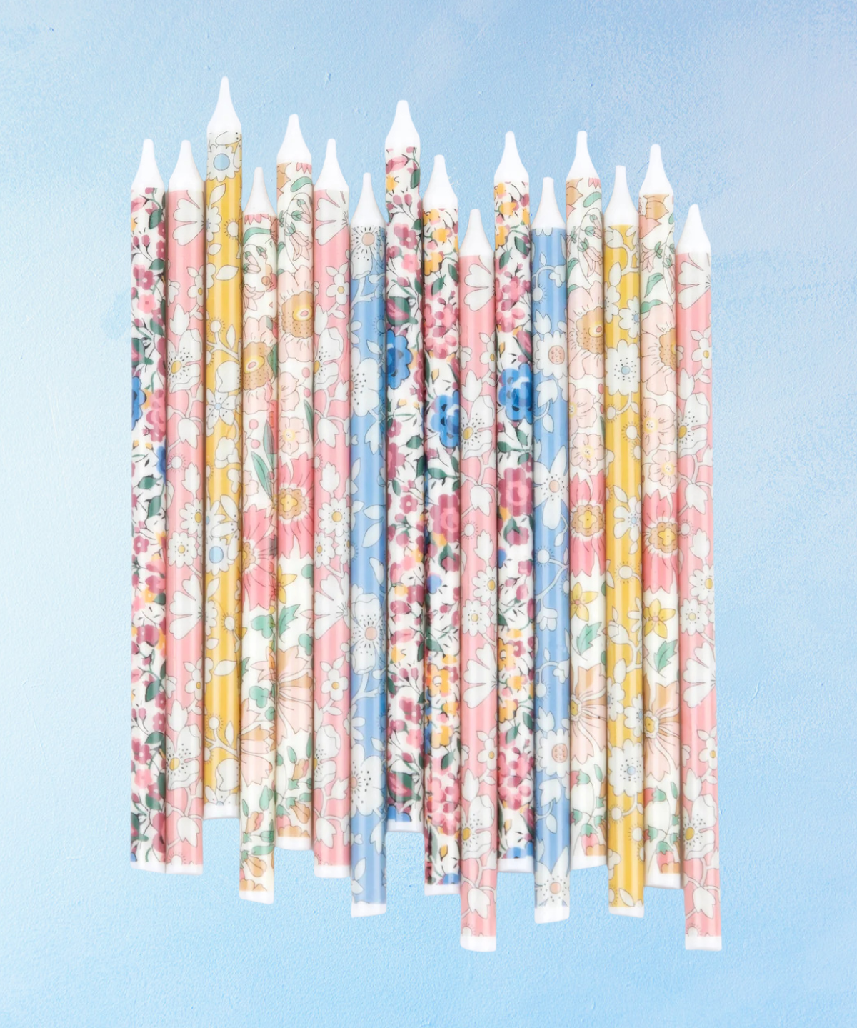 birthday candles - liberty floral party